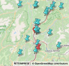 Mappa Via A. Degasperi, 38010 Zambana TN, Italia (16.387)