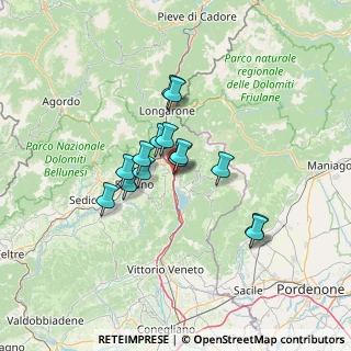 Mappa Viale del Lavoro, 32016 Farra D'Alpago BL, Italia (9.83)