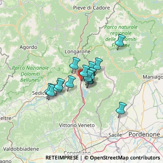 Mappa Viale del Lavoro, 32016 Farra D'Alpago BL, Italia (8.81267)