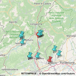 Mappa Viale del Lavoro, 32016 Farra D'Alpago BL, Italia (15.265)