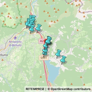 Mappa Viale del Lavoro, 32016 Farra D'Alpago BL, Italia (2.99063)