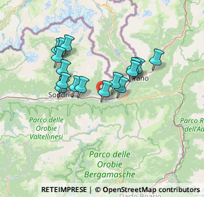 Mappa Via Nazionale S. Giacomo, 23036 Teglio SO, Italia (11.38125)