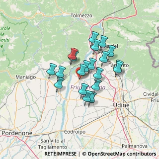 Mappa Via Cesare Battisti, 33038 San Daniele del Friuli UD, Italia (10.048)
