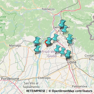 Mappa Via Cesare Battisti, 33038 San Daniele del Friuli UD, Italia (11.49444)
