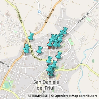 Mappa Piazza Vittorio Emanuele II, 33038 San Daniele del Friuli UD, Italia (0.344)