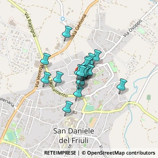 Mappa Piazza Vittorio Emanuele II, 33038 San Daniele del Friuli UD, Italia (0.2315)