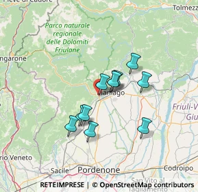 Mappa Piazza Roma, 33086 Montereale Valcellina PN, Italia (9.80545)