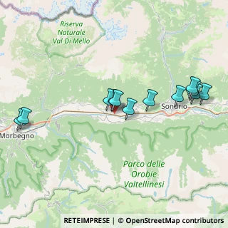 Mappa Via GL Nervi, 23010 Berbenno di Valtellina SO, Italia (7.79667)