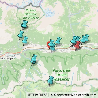 Mappa Via GL Nervi, 23010 Berbenno di Valtellina SO, Italia (8.8045)