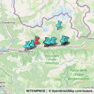Mappa Via Crocetta, 23010 Postalesio SO, Italia (8.3555)