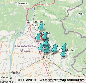Mappa Via Nazionale, 33019 Tricesimo UD, Italia (8.09714)
