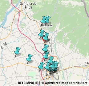 Mappa Via Nazionale, 33019 Tricesimo UD, Italia (7.907)