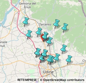 Mappa Via Nazionale, 33019 Tricesimo UD, Italia (6.30579)