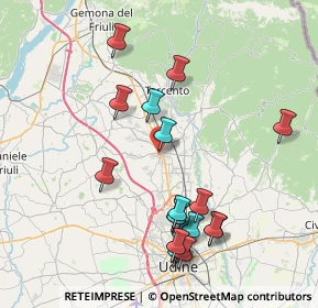 Mappa Via Nazionale, 33019 Tricesimo UD, Italia (8.3745)