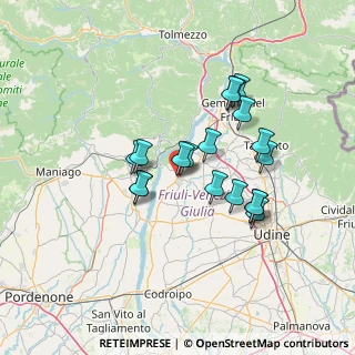 Mappa Via Tagliamento, 33038 San Daniele del Friuli UD, Italia (11.51889)