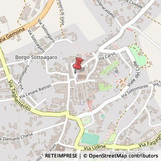 Mappa Via del Monte,  1, 33038 San Daniele del Friuli, Udine (Friuli-Venezia Giulia)