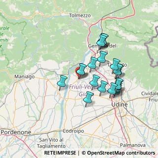 Mappa Via Roma, 33038 San Daniele del Friuli UD, Italia (12.4215)