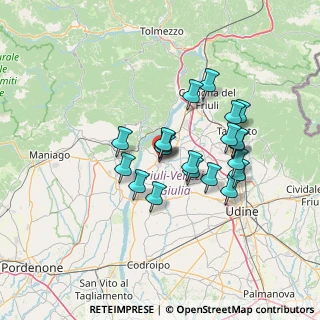 Mappa Via Roma, 33038 San Daniele del Friuli UD, Italia (11.2035)