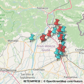 Mappa Via Cavour, 33038 San Daniele del Friuli UD, Italia (13.38316)