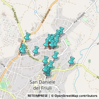 Mappa Piazza Vittorio Emanuele, 33038 San Daniele del Friuli UD, Italia (0.341)