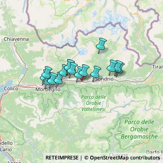 Mappa Via Nazionale, 23010 Berbenno di Valtellina SO, Italia (9.96875)
