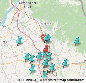 Mappa 33019 Tricesimo UD, Italia (8.57625)