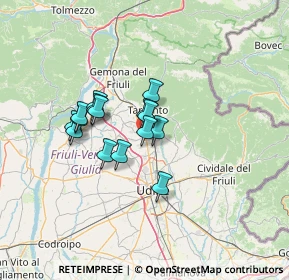 Mappa 33019 Tricesimo UD, Italia (9.56867)