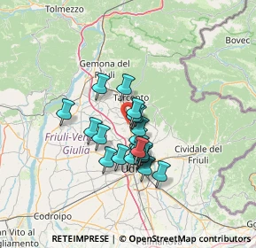 Mappa 33019 Tricesimo UD, Italia (9.4555)