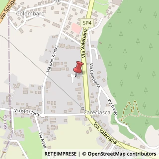 Mappa Via Valeriana, 125, 23015 Dubino, Sondrio (Lombardia)