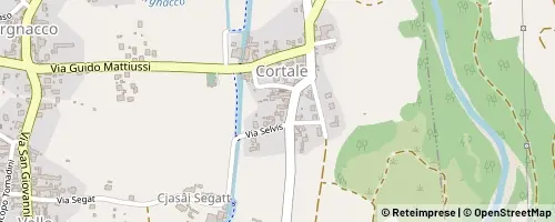 Mappa Reana del Rojale