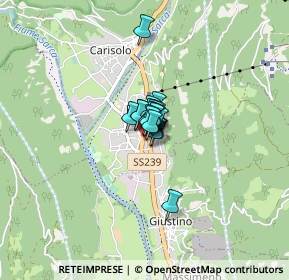 Mappa Via Enrico Toti, 38086 Pinzolo TN, Italia (0.229)
