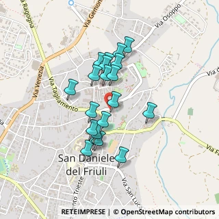 Mappa Piazzale 4 Novembre, 33038 San Daniele del Friuli UD, Italia (0.355)