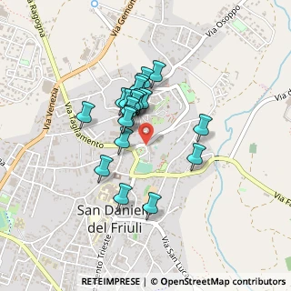 Mappa Piazzale 4 Novembre, 33038 San Daniele del Friuli UD, Italia (0.3185)