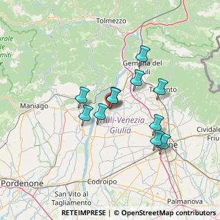 Mappa Piazzale 4 Novembre, 33038 San Daniele del Friuli UD, Italia (10.98273)