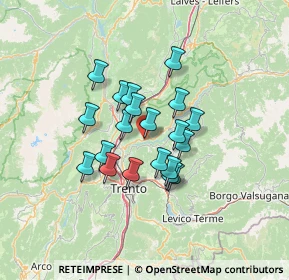 Mappa Via Nazionale, 38030 Giovo TN, Italia (9.69)