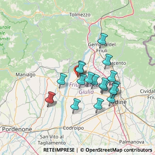 Mappa Via Monte Festa, 33038 San Daniele del Friuli UD, Italia (12.33611)
