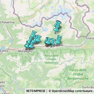 Mappa Via al Porto, 23010 Postalesio SO, Italia (9.42895)