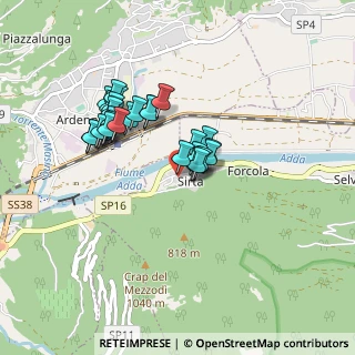 Mappa Via Carmine, 23010 Forcola SO, Italia (0.71786)