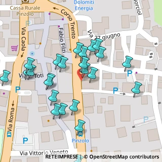Mappa Piazza Cesare Battisti, 38086 Pinzolo TN, Italia (0.056)