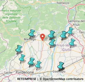 Mappa Hotel Belvedere, 33090 Sequals PN, Italia (17.03)