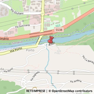 Mappa Via Porto, 6a, 23010 Albosaggia, Sondrio (Lombardia)