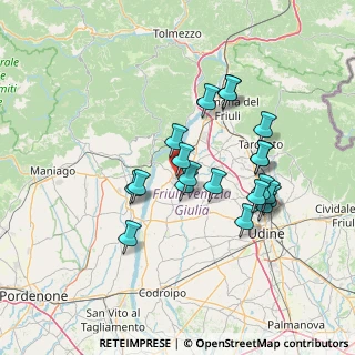 Mappa Via B. Frittaion, 33038 San Daniele del Friuli UD, Italia (12.5585)