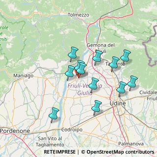 Mappa Via B. Frittaion, 33038 San Daniele del Friuli UD, Italia (12.35667)