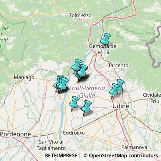 Mappa Via B. Frittaion, 33038 San Daniele del Friuli UD, Italia (9.213)