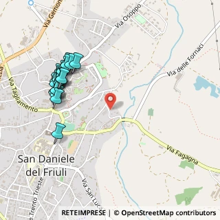 Mappa Via B. Frittaion, 33038 San Daniele del Friuli UD, Italia (0.5545)