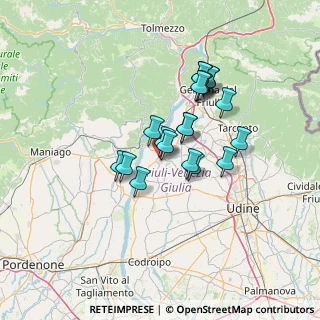 Mappa Via Trento e Trieste, 33038 San Daniele del Friuli UD, Italia (10.631)