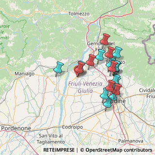 Mappa Via Trento e Trieste, 33038 San Daniele del Friuli UD, Italia (13.41263)