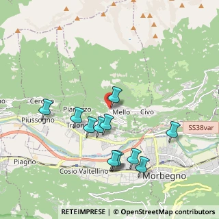 Mappa Via Consiglio, 23010 Mello SO, Italia (1.94083)