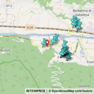 Mappa Via Tamuscia, 23010 Colorina SO, Italia (0.944)