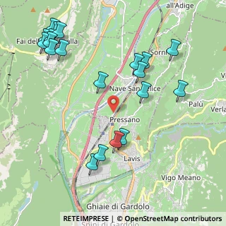 Mappa Località Pinzarelle, 38015 Lavis TN, Italia (2.4845)